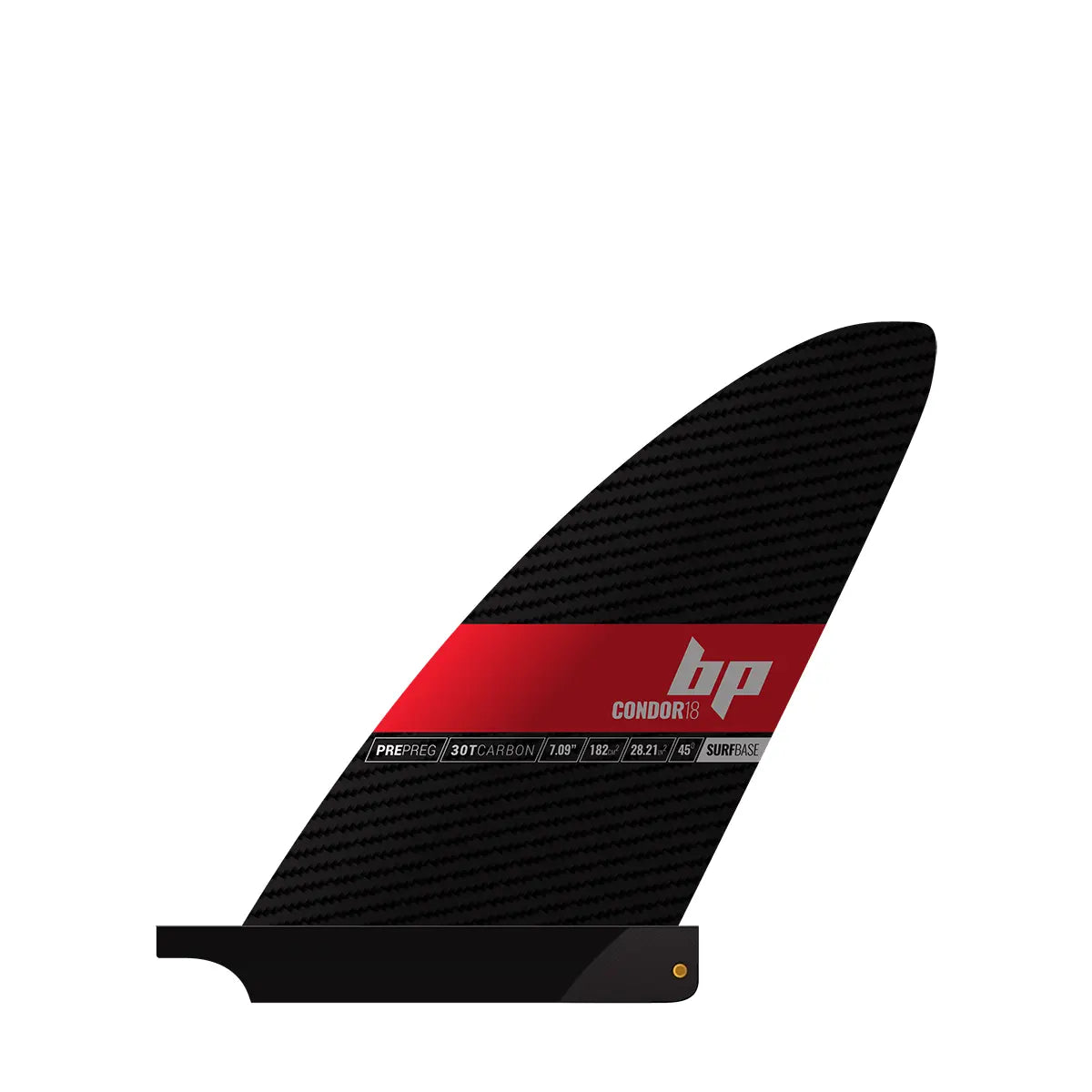 Black Project Condor Race SUP fin - Surf Base, left side