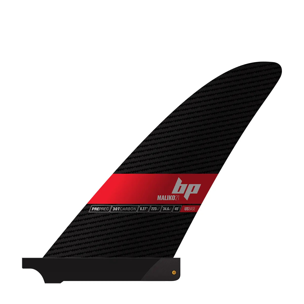 Black Project Maliko SUP fin - US Base, left side