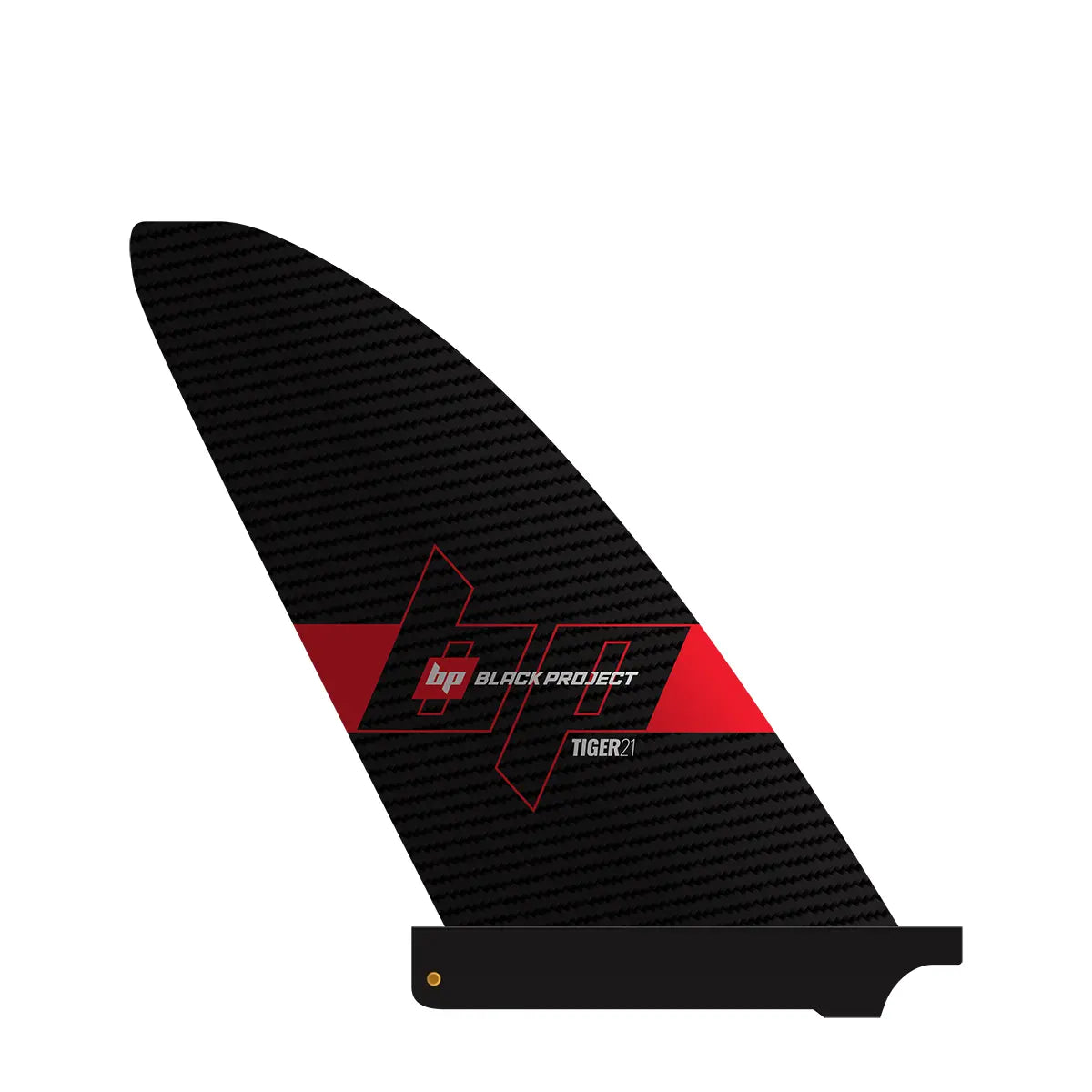 Black Project Tiger v2 - Pre-preg Carbon SUP fin, US base left