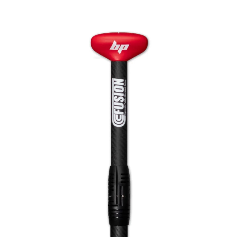 Black Project Tempo-X paddle, adjustable version, detail red grip handle