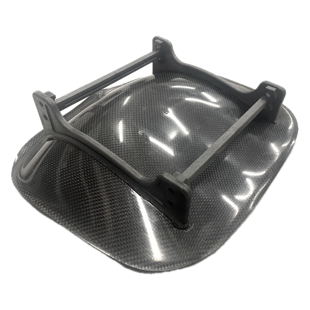 Nelo Standard seat in carbon for racing kayaks, top view