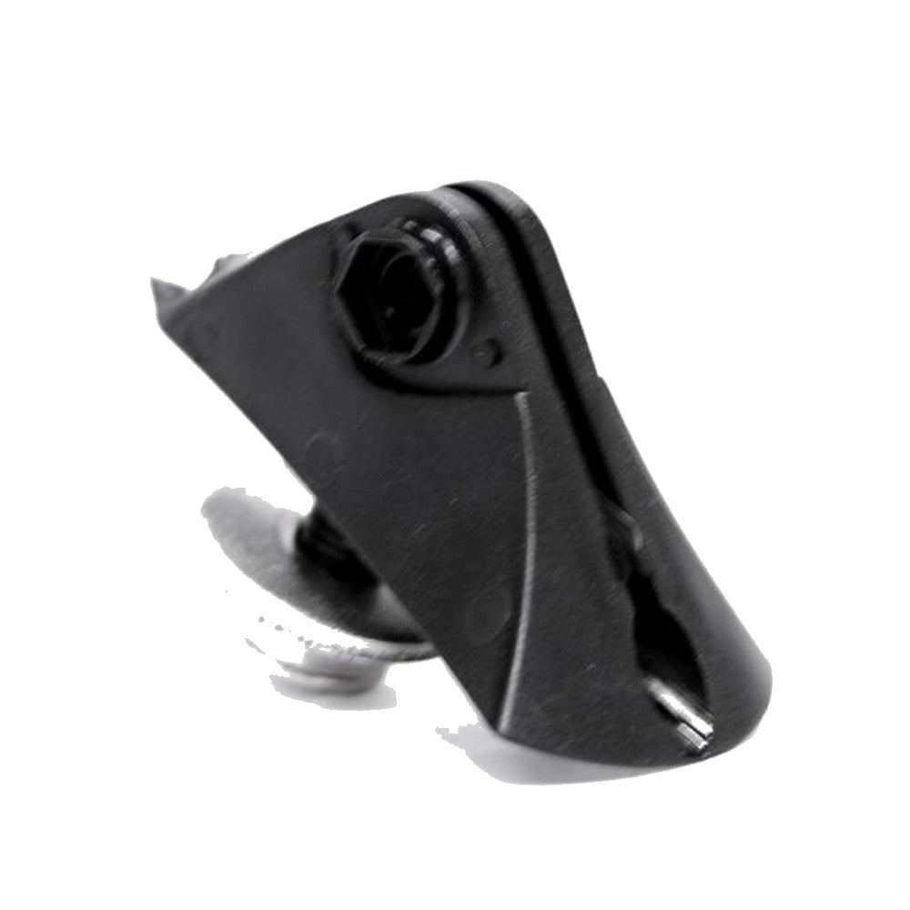 Nelo Number Holder Sete Black - side view with mounting screw