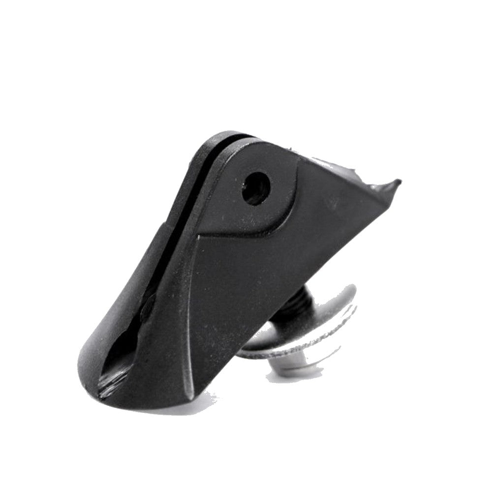 Nelo Number Holder Sete Black - angled view showing slot
