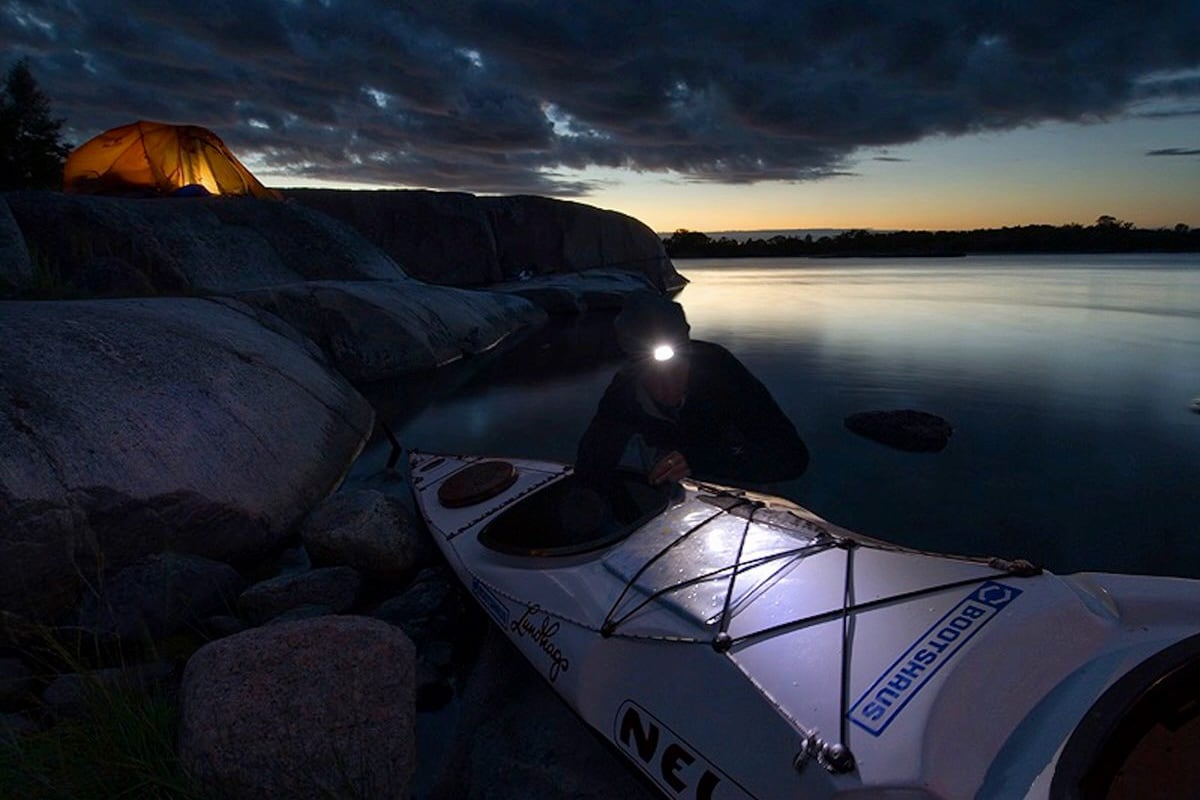 Dubbelkajak på tur i Dalsland