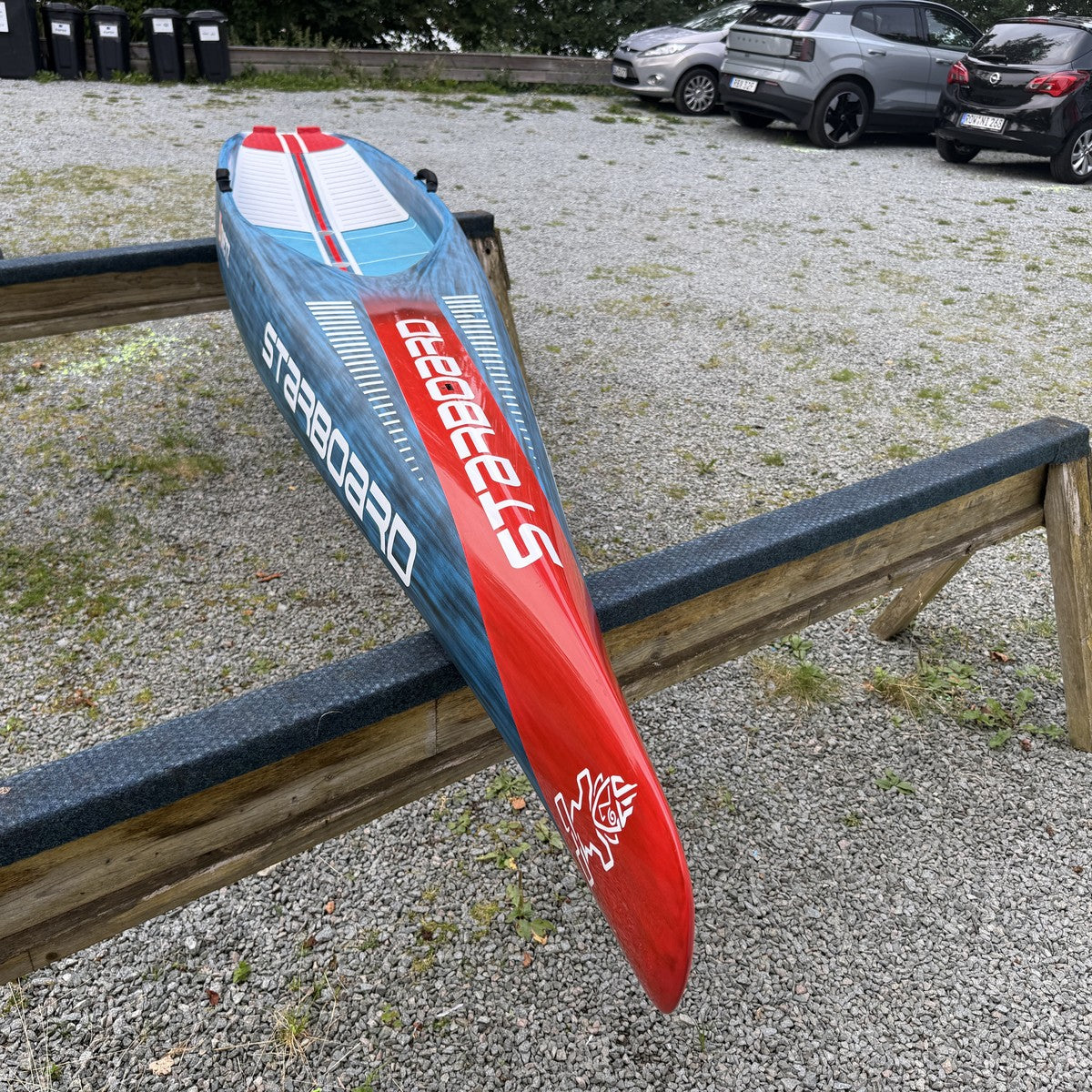 Starboard Sprint Zero 14'0 x 23.5 used - full board side view from tail