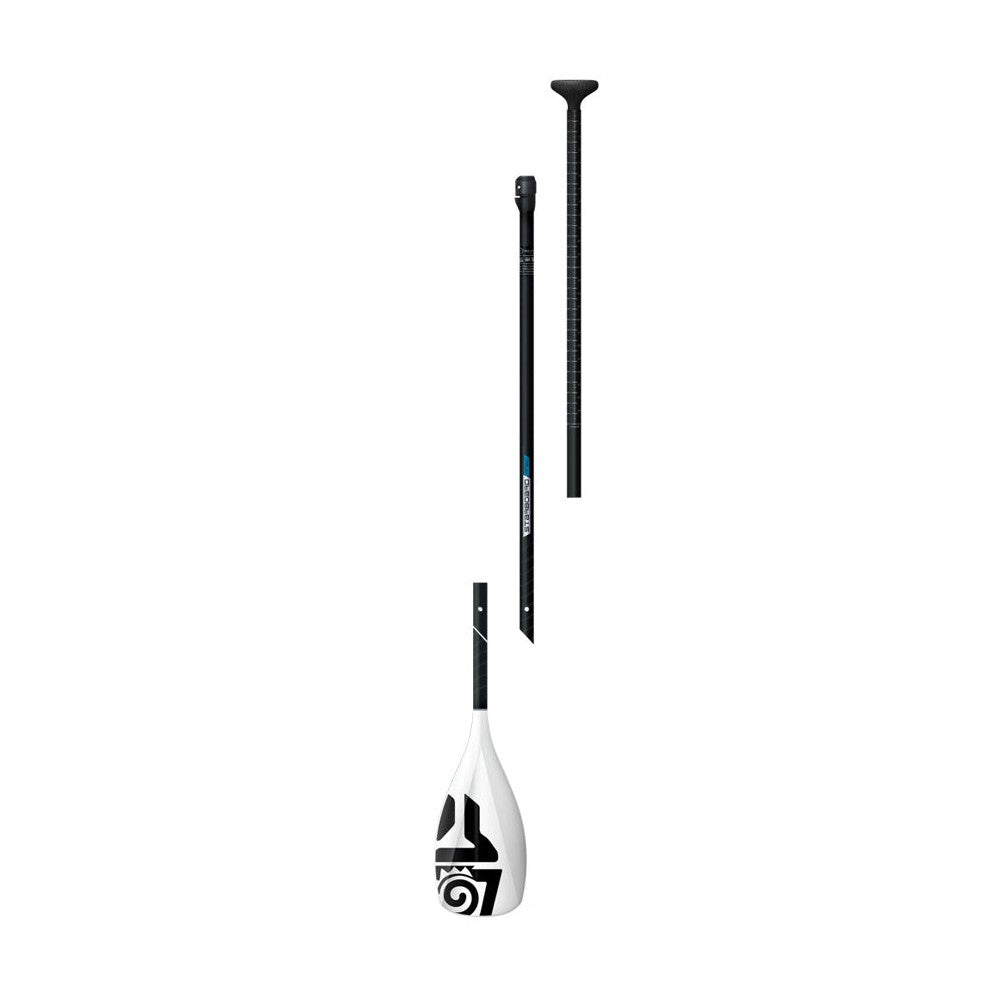 Starboard Lima Tufskin Carbon 3-piece adjustable SUP paddle - full view