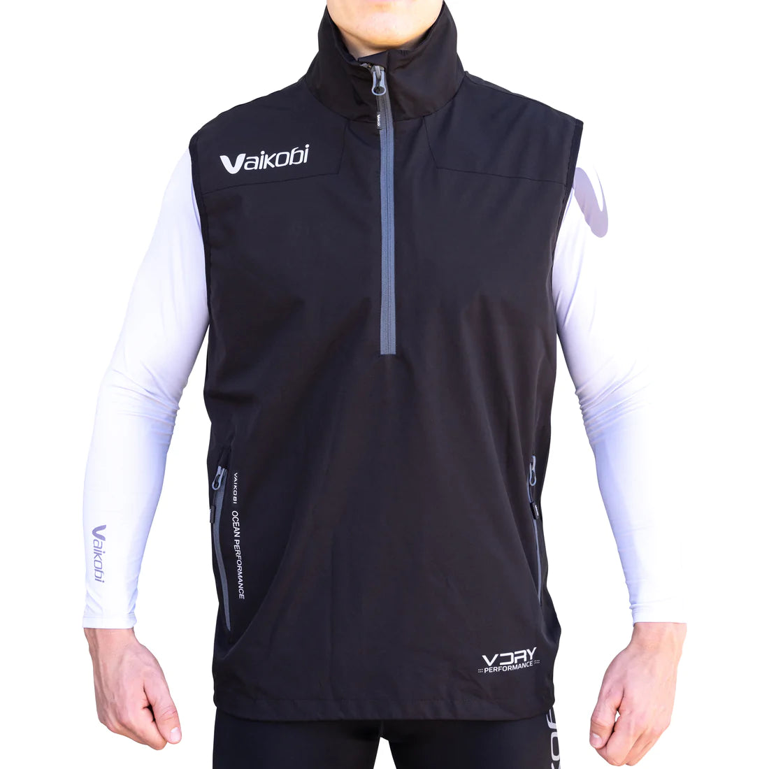 Vaikobi V Dry Vest black, front view