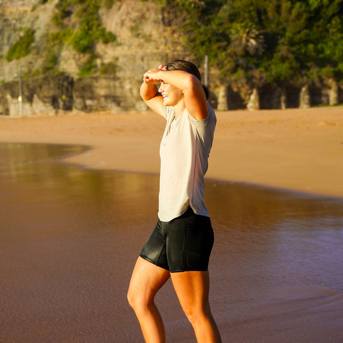 Vaikobi Womens UV Paddle Shorts active lifestyle image