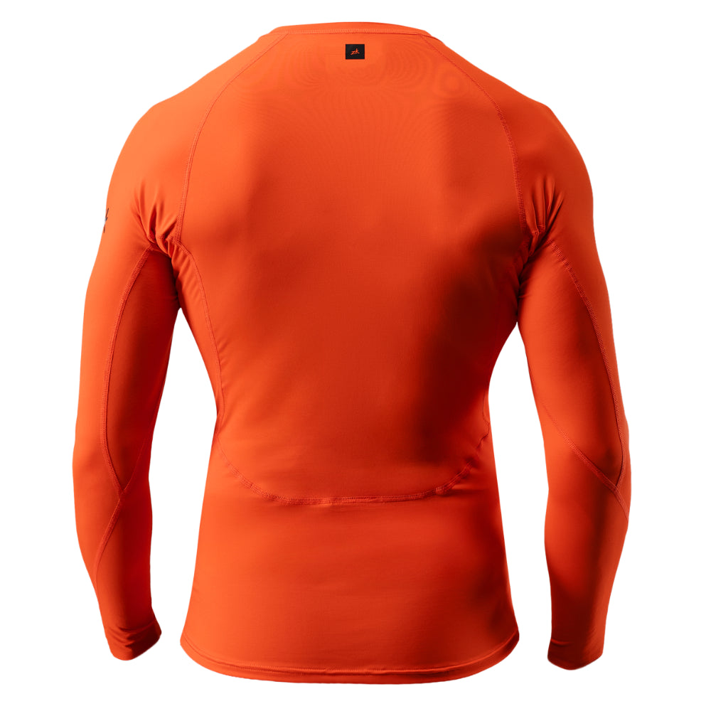Zhik EcoSpandex LT Long Sleeve Baselayer Flame Red - back