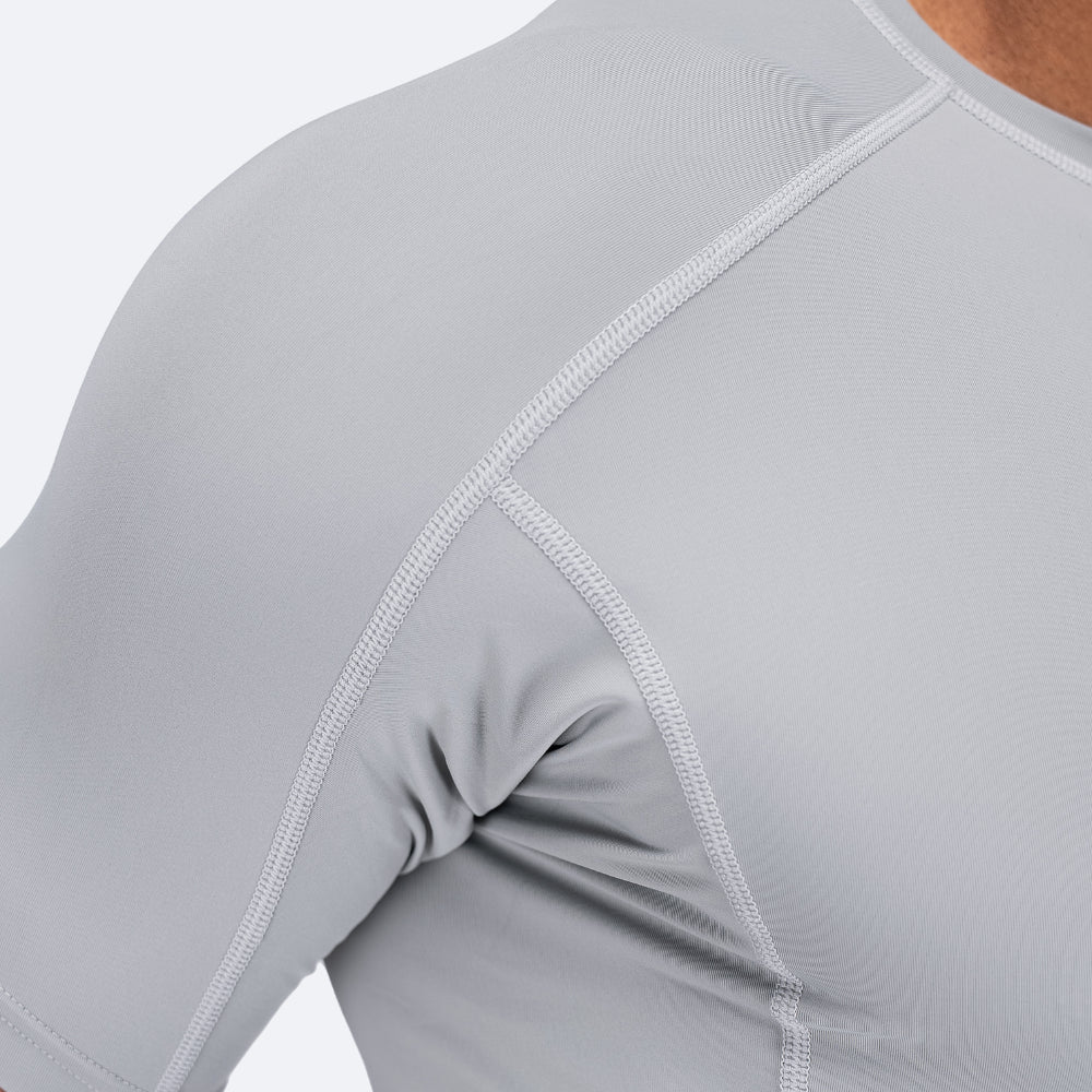 Zhik EcoSpandex LT Short Sleeve Baselayer Platinum - back
