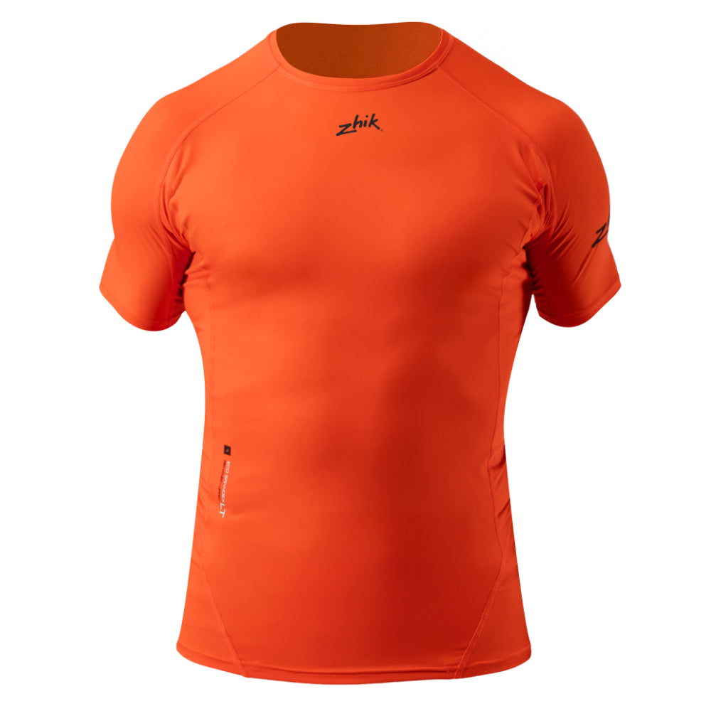Zhik EcoSpandex LT Short Sleeve Baselayer Flame Red - front