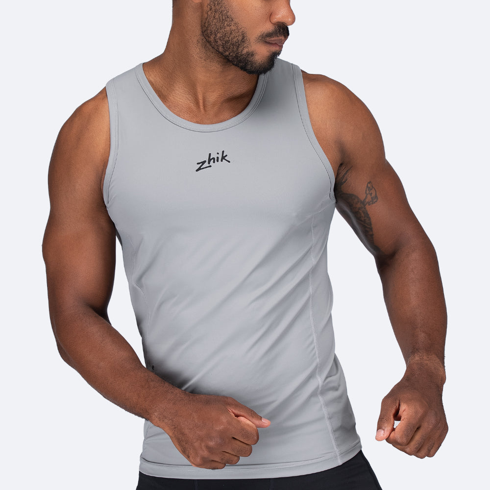 Zhik EcoSpandex LT Race Singlet Platinum