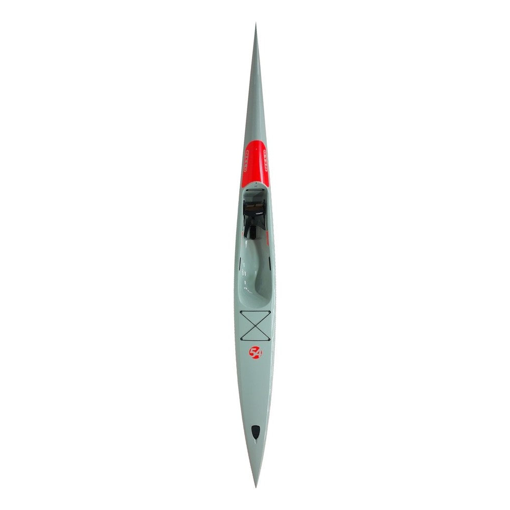Nelo 54 L WWR surfski grå - top view