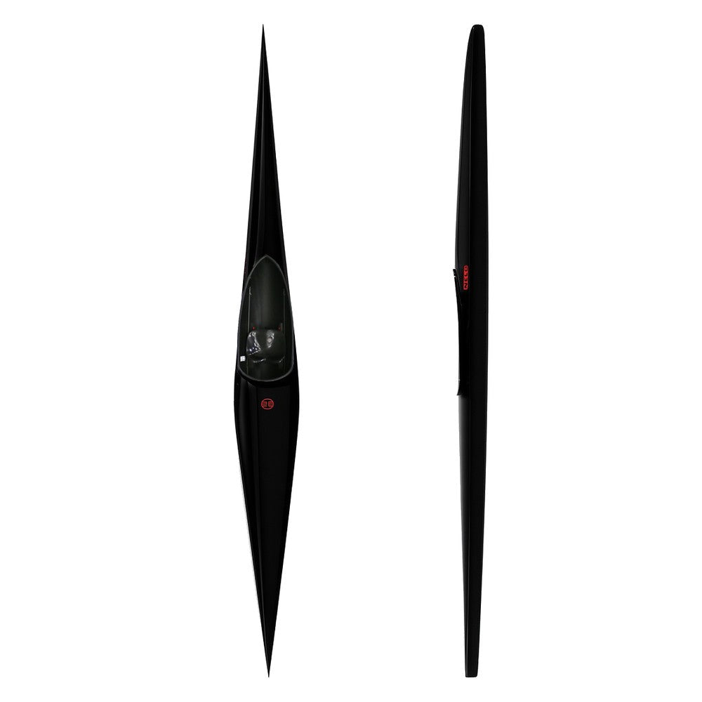 Nelo K1 28 Paracanoe - side and top view
