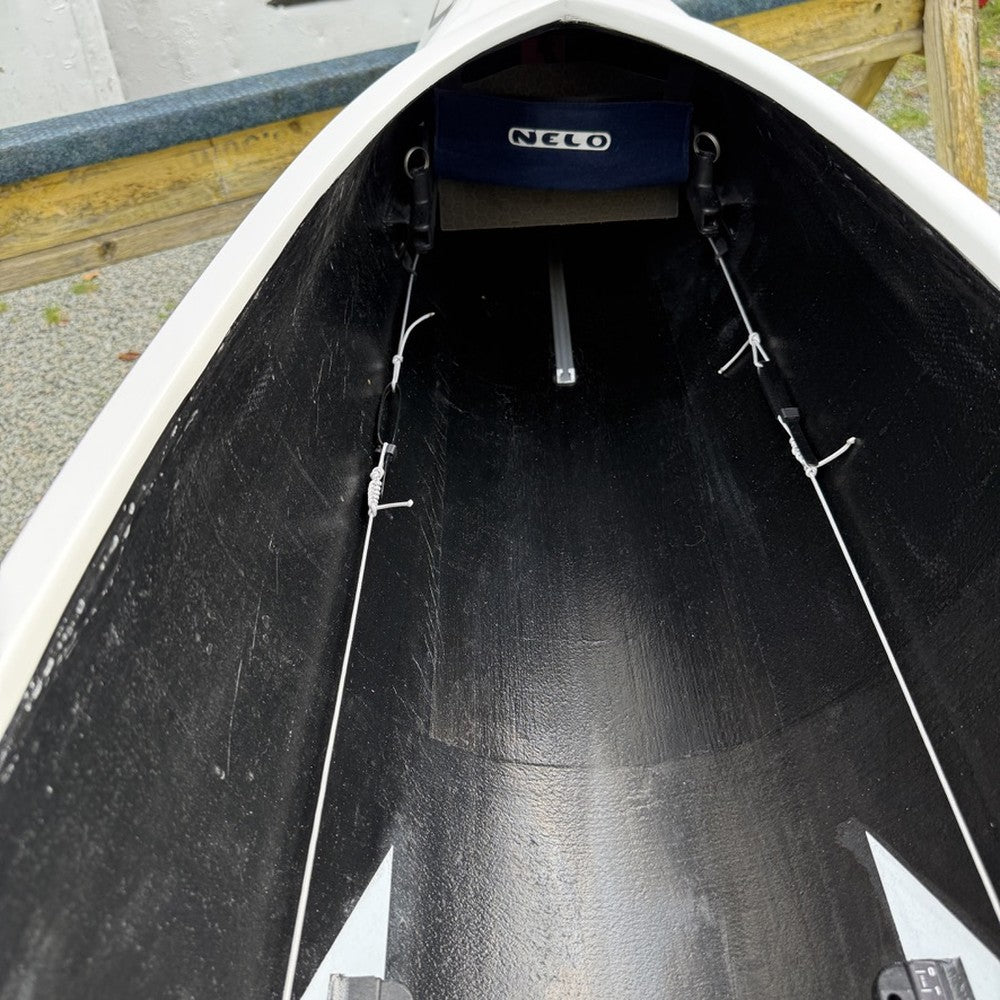 Nelo K1 Viper 40 A1 L demo - cockpit interior towards footrest