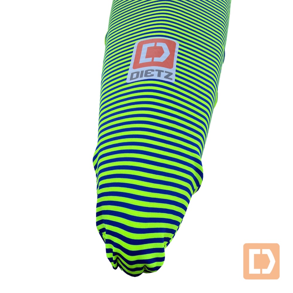 Dietz SUP Transport Case - transport sock for stand up paddleboards - top view with SUP board