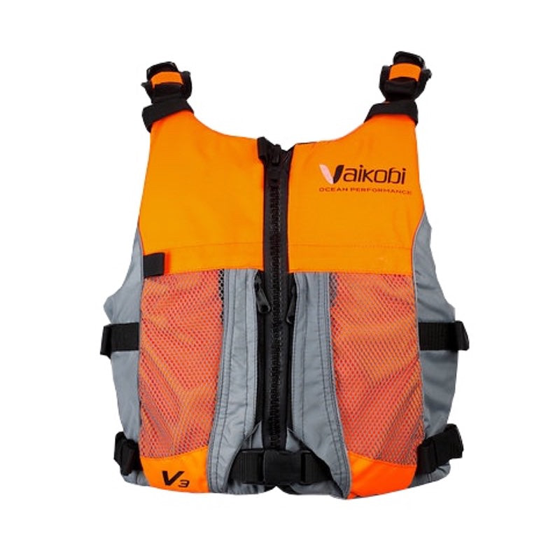 Vaikobi-Hi Vis Ocean Racing PFD-surfski-kayak-sup-life-vest-orange-Dietz