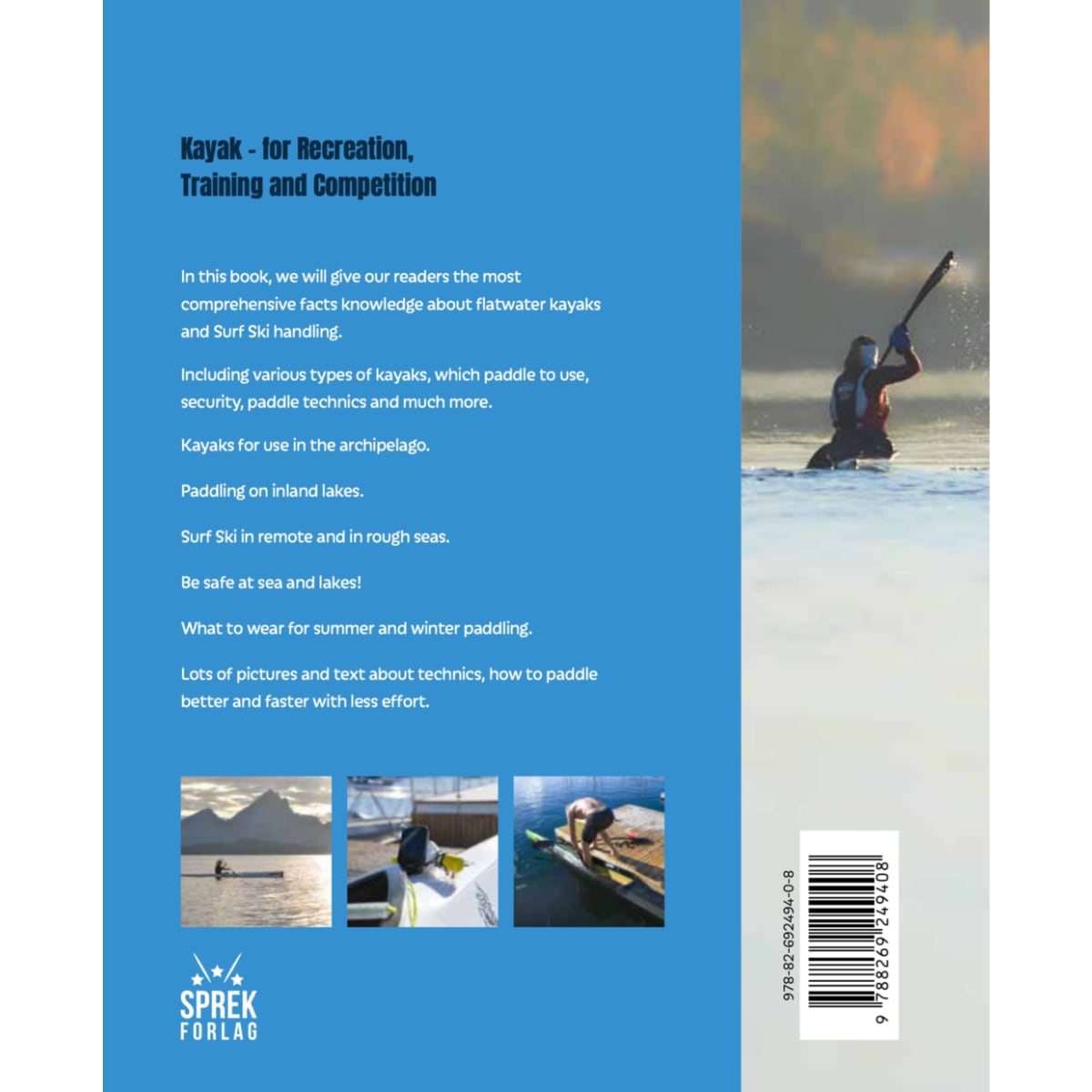 kayak racing book cover front